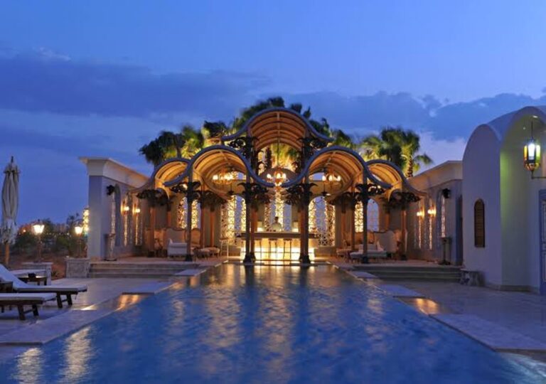 Excursions and spa from La Maison Bleue El Gouna luxury pool and relaxation area