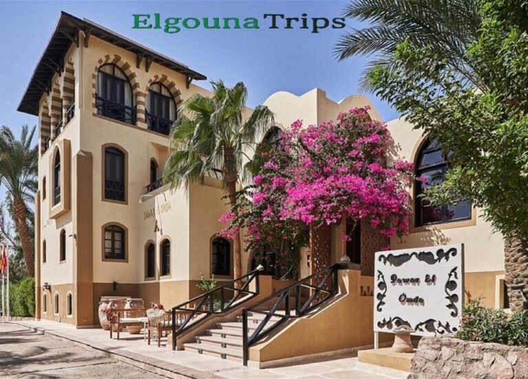 Spa & Trips from Dawar El Omda hotel entrance in El Goun